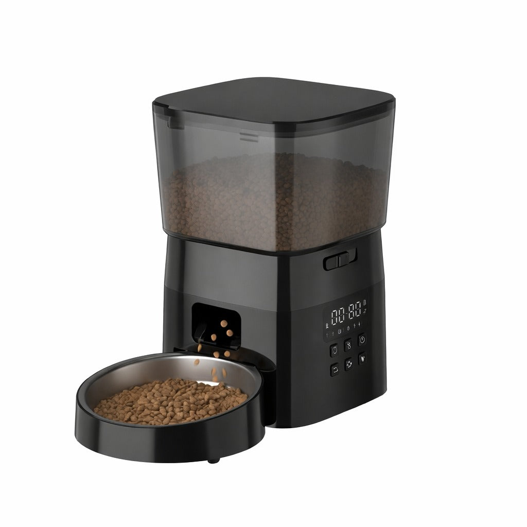 2L Automatic Button Version Food Dispenser For Pets