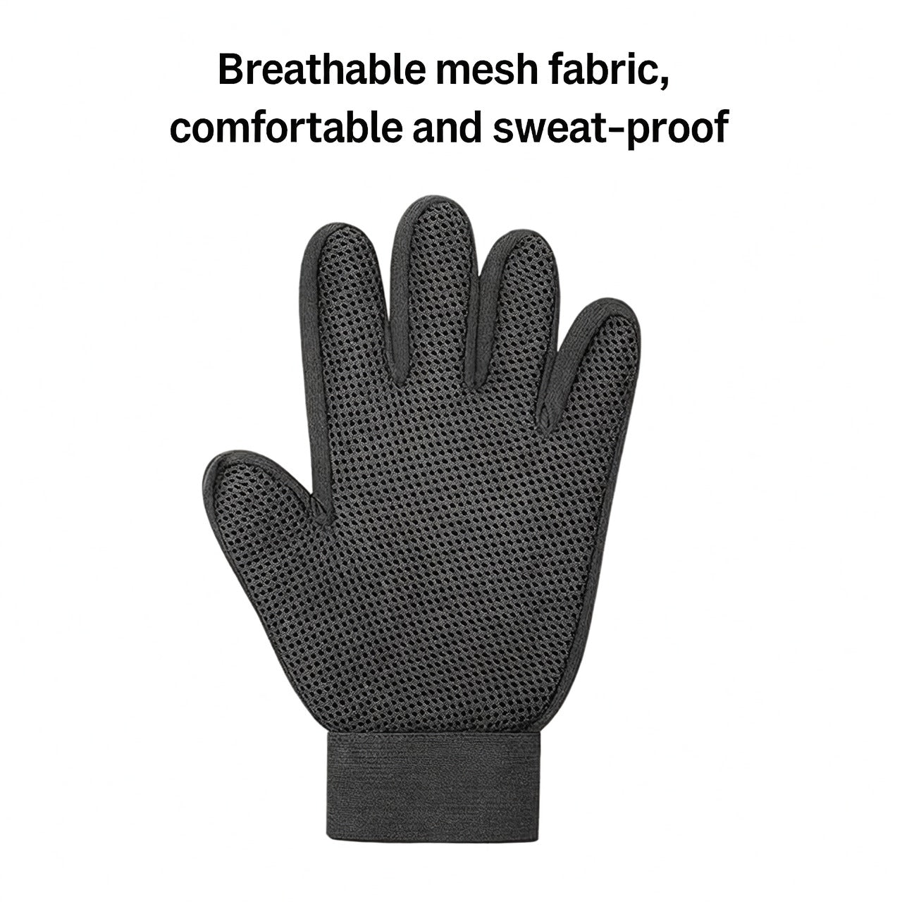 2 in 1 Pets Grooming Gloves For Shedding & Massage