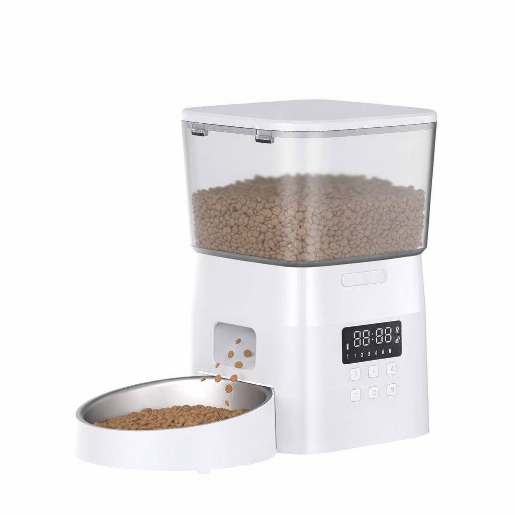 2L Automatic Button Version Food Dispenser For Pets