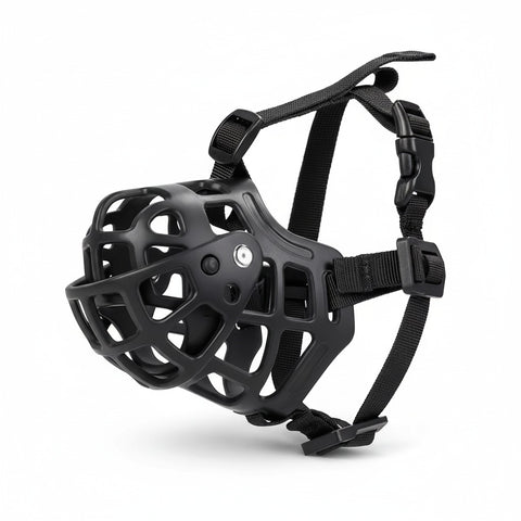 Soft Silicone Anti Biting Breathable Dog Muzzle