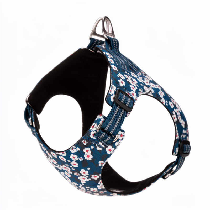 Durable Floral Style Dog Harness