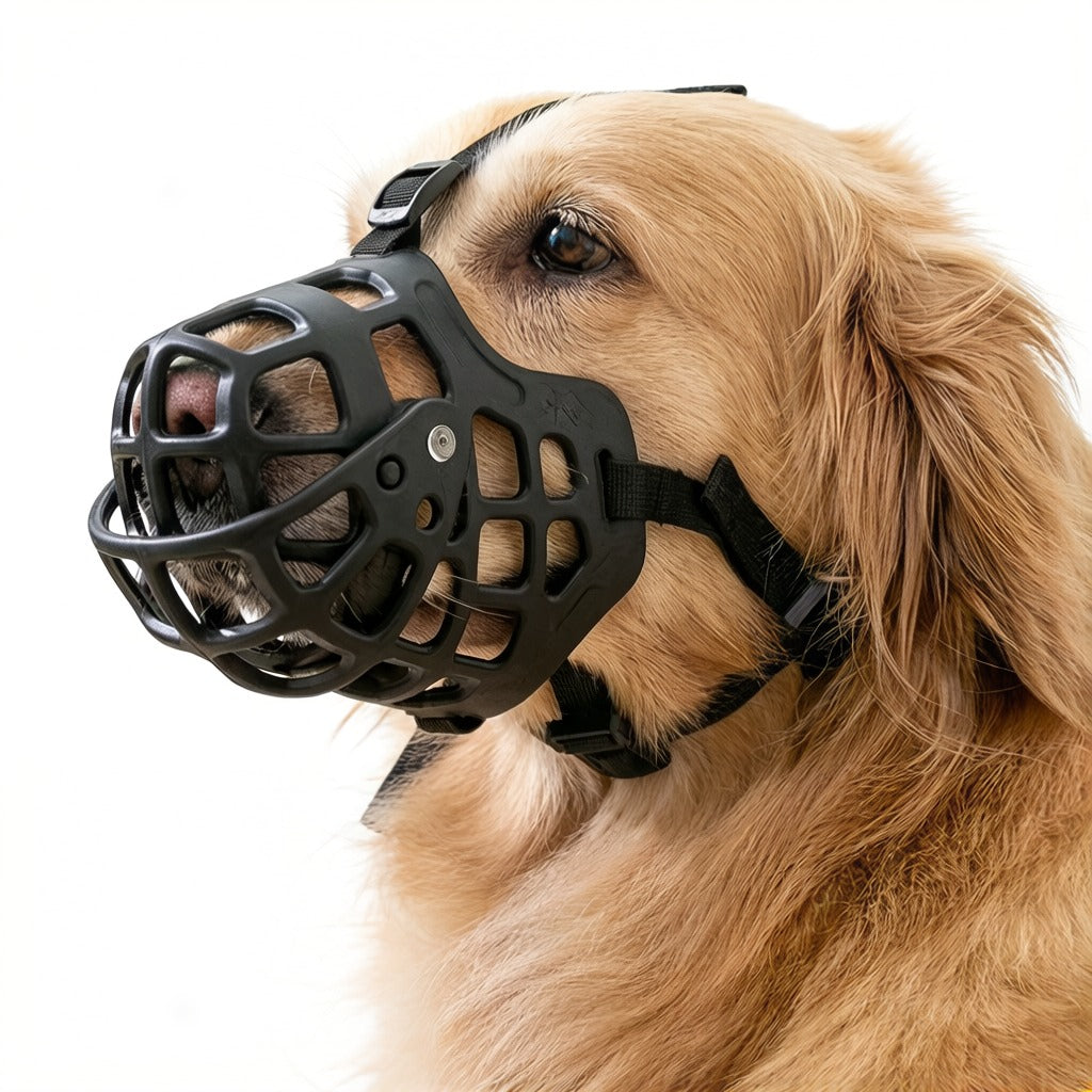 Soft Silicone Anti Biting Breathable Dog Muzzle