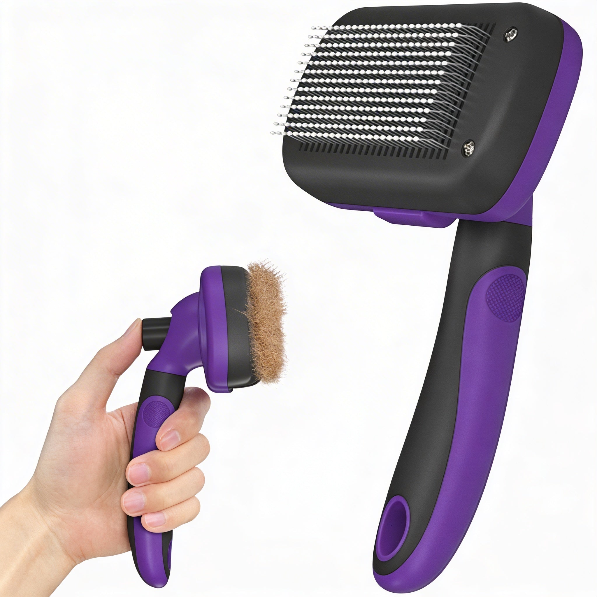Self Cleaning Skin Friendly Grooming Brush For Pets