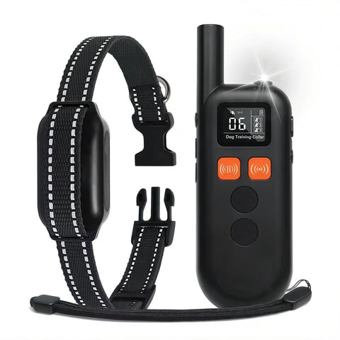 Ultrasonic Rechargeable Training Dog Collar With Remote