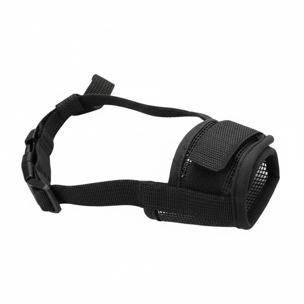 Adjustable Anti Bark Mesh Breathable Dog Muzzle