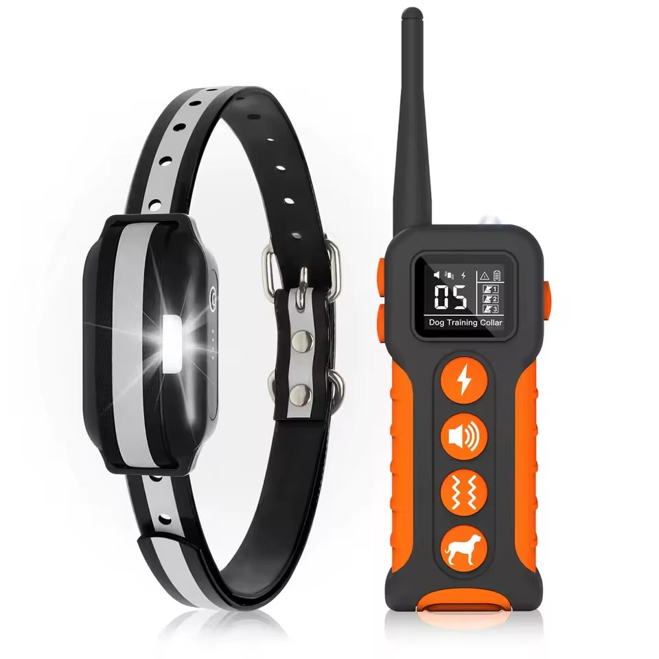 Multi Modes Rechargeable Training Collar With Flashlight