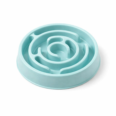 Anti Gulping Slower Food Feeding Dish