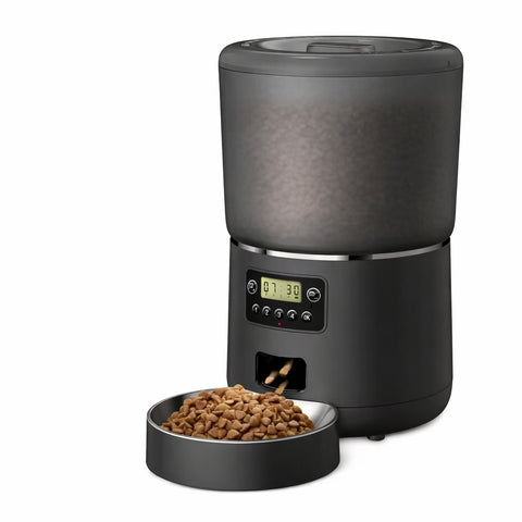 4L Automatic Smart Feeder For Pets With Stainless Steel Bowl