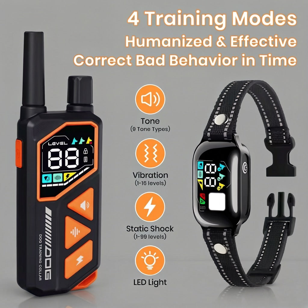 Smart AI Multi Modes Dog Training Collar