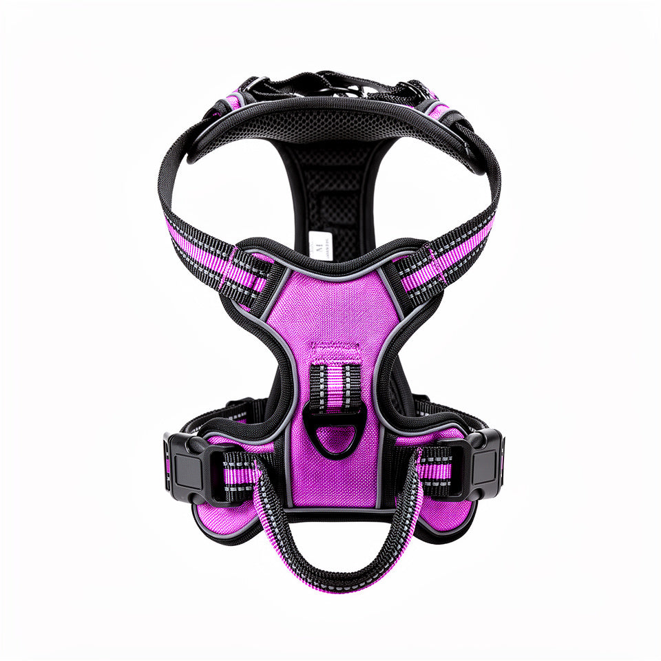 Adjustable Nylon Reflective Soft Breathable Dog Harness