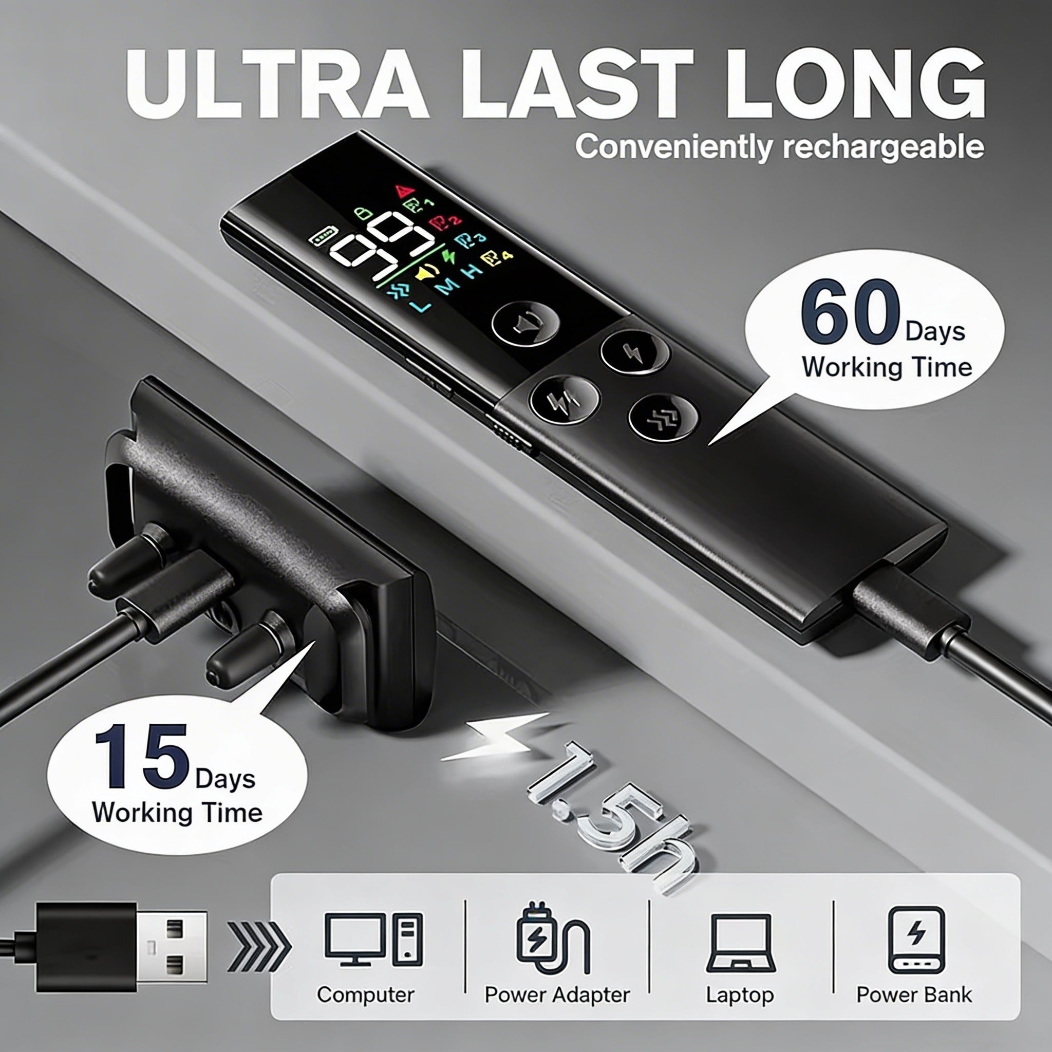 1600ft Waterproof Electric Dog Training Collar