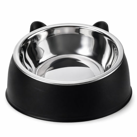 Creative Inclined Stainless Steel Bowl For Pets