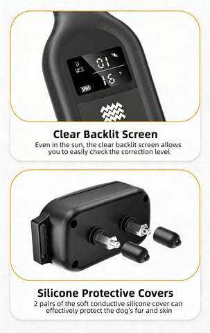 Electric Dog Training Collar With Rechargeable Remote Control