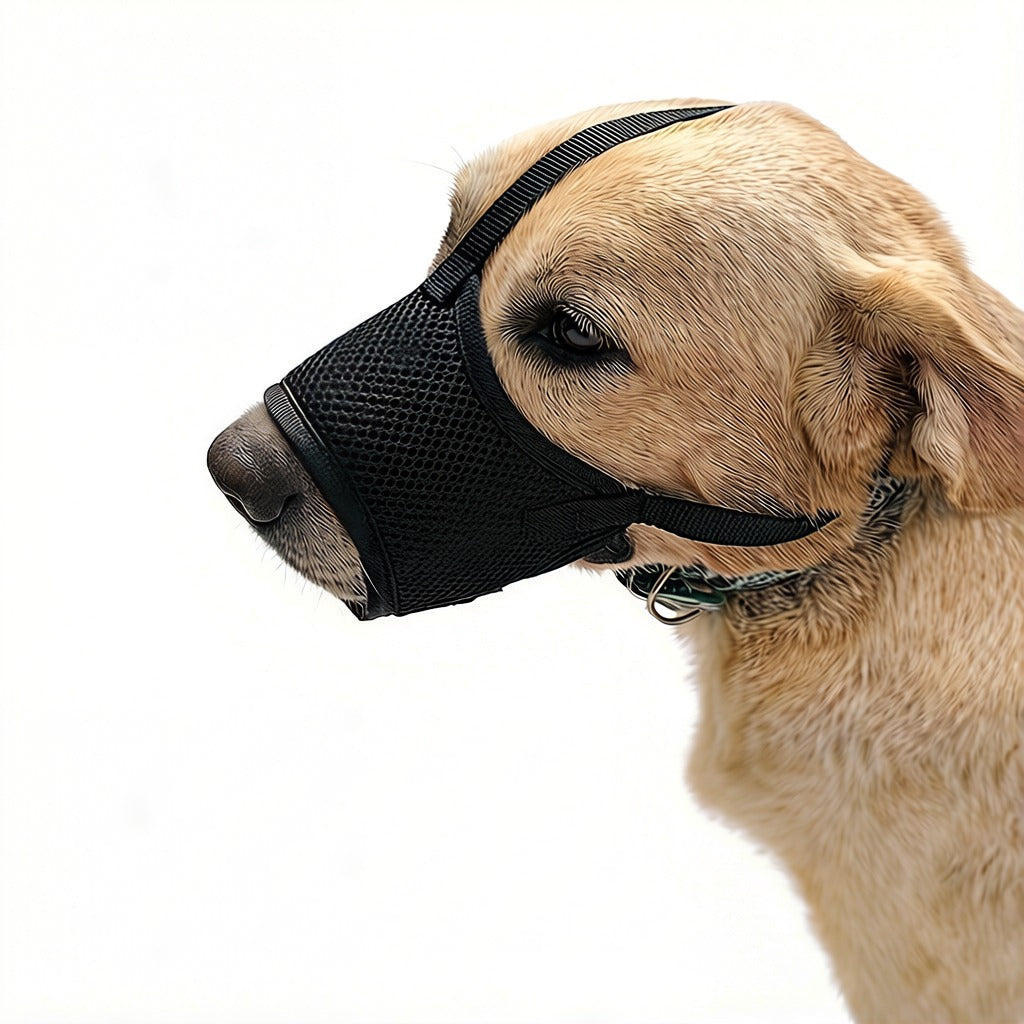 Adjustable Mesh Dog Training Muzzle