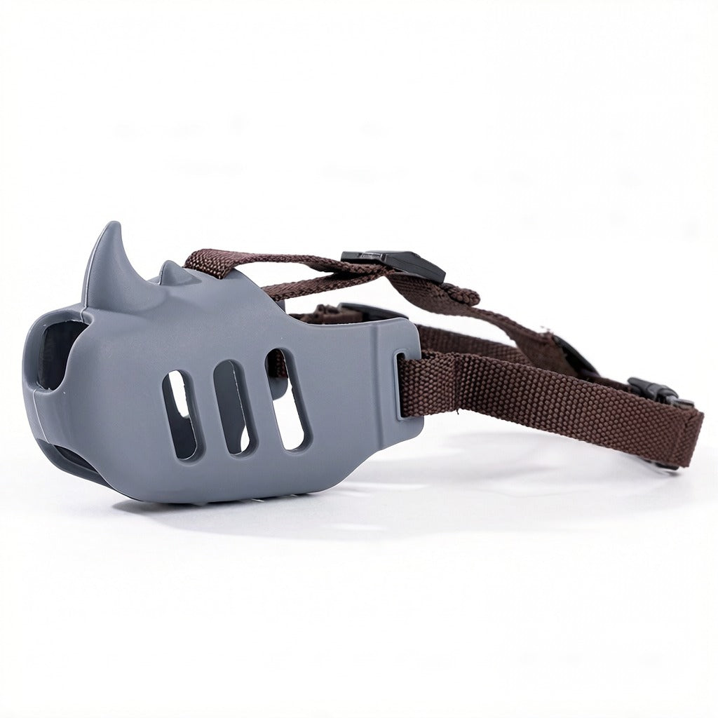 Soft Silicone Rhino Anti Bite Dog Muzzle