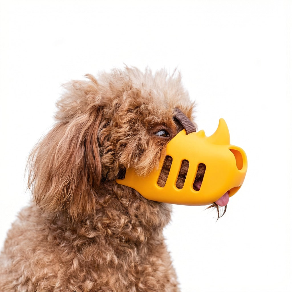 Soft Silicone Rhino Anti Bite Dog Muzzle