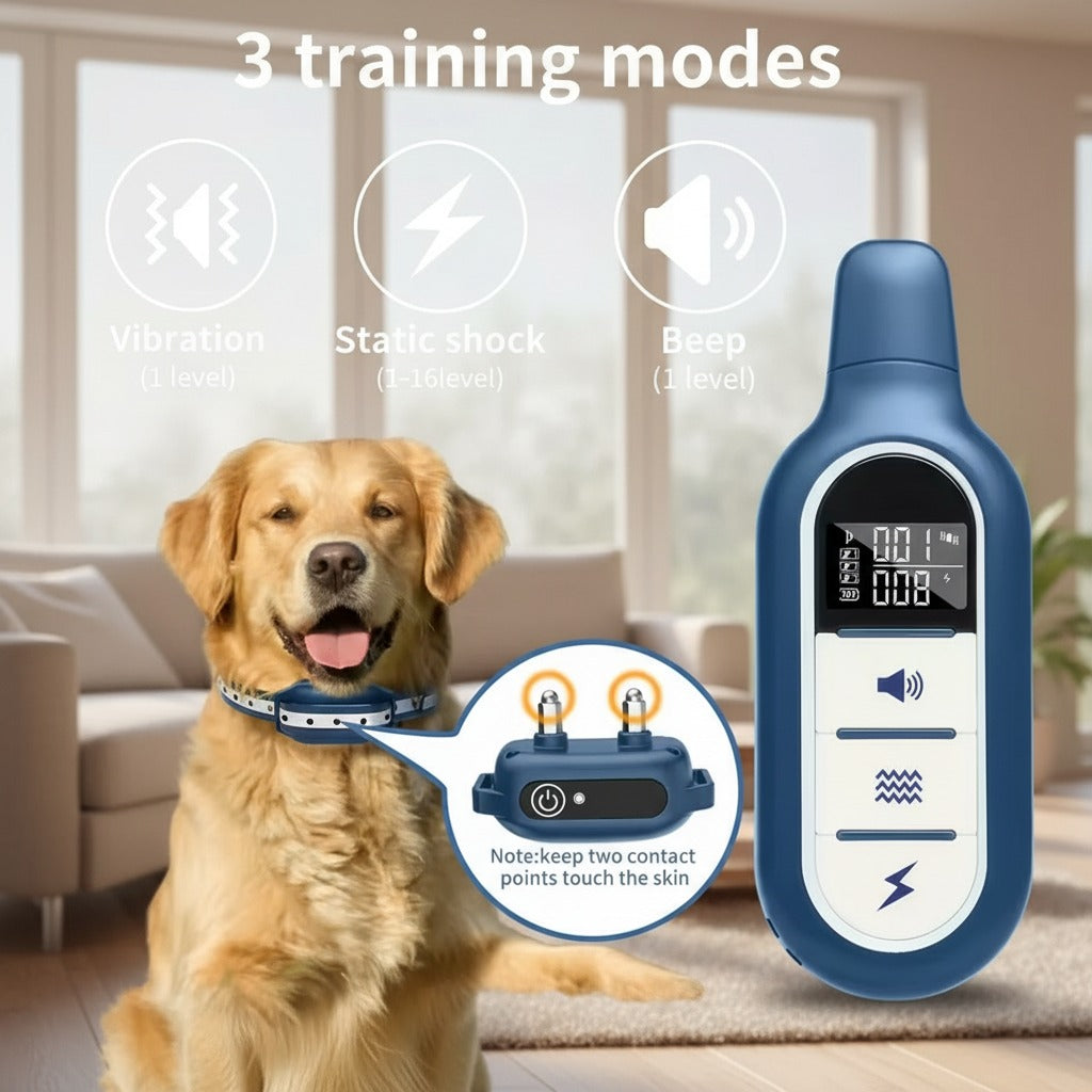 Anti Bark 3300ft Dog Collar With Remote