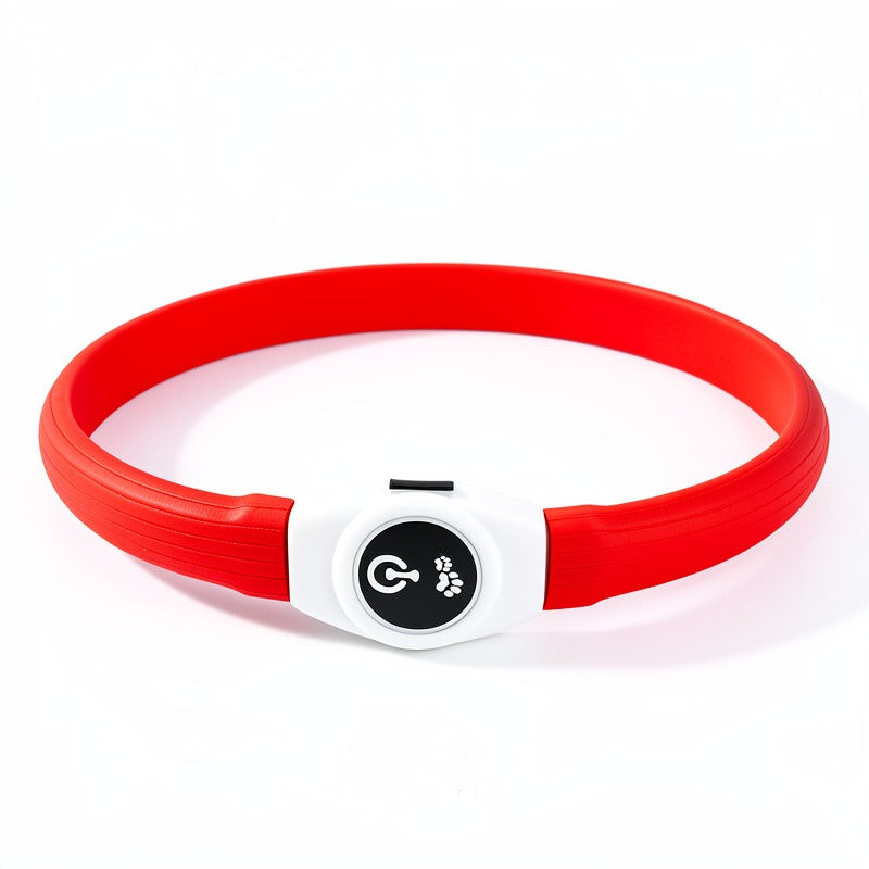 New Led Luminous PVC Waterproof Dog Collar