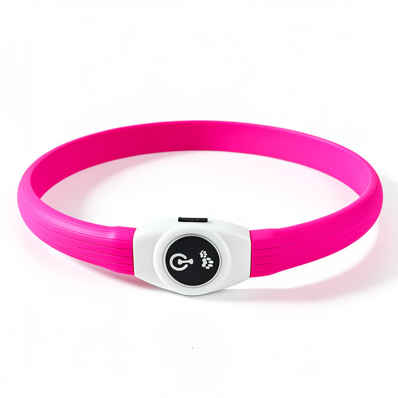 New Led Luminous PVC Waterproof Dog Collar